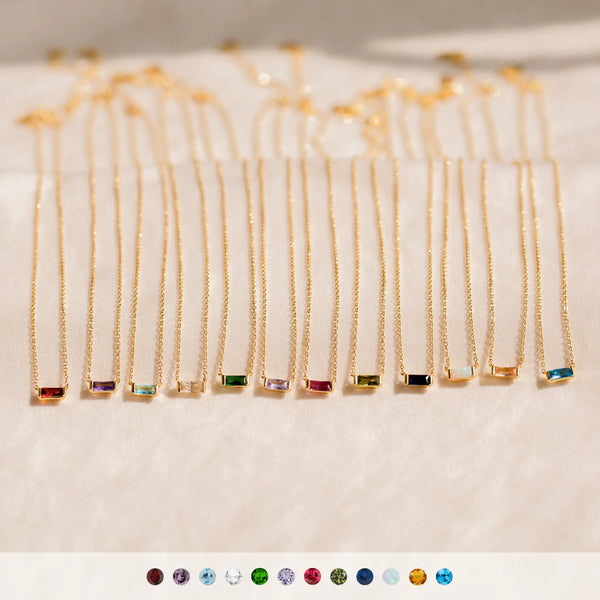 Emery Birthstone Necklace by Caitlyn Minimalist