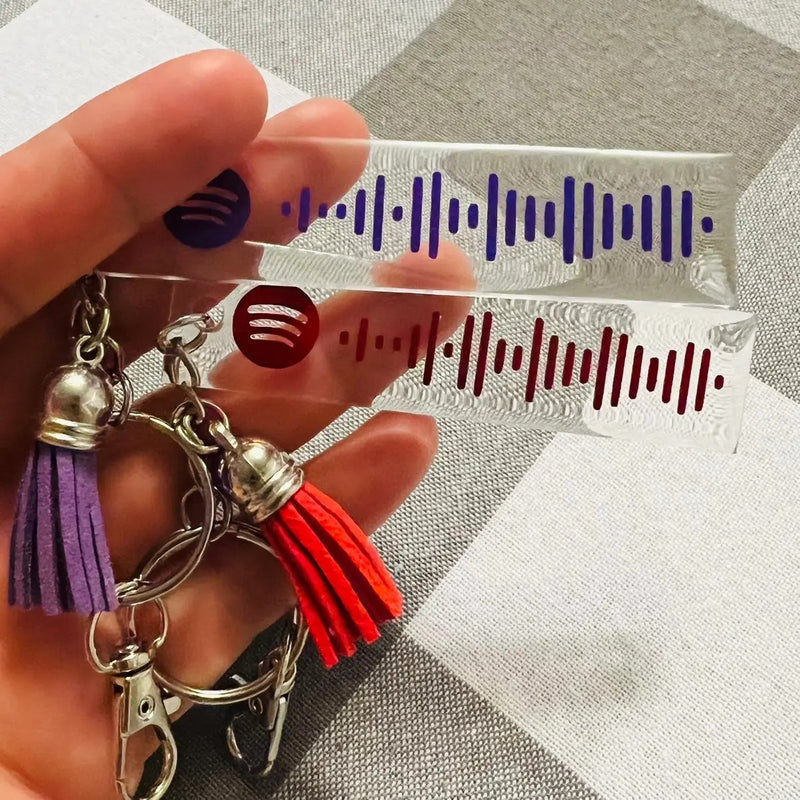 Spotify Code Keychain
