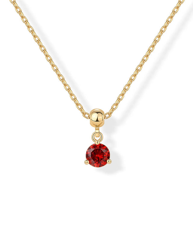 PAVOI Dainty Birthstone & Zodiac Charm Necklaces for Women